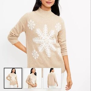 Women's Loft Snowflake Sweater